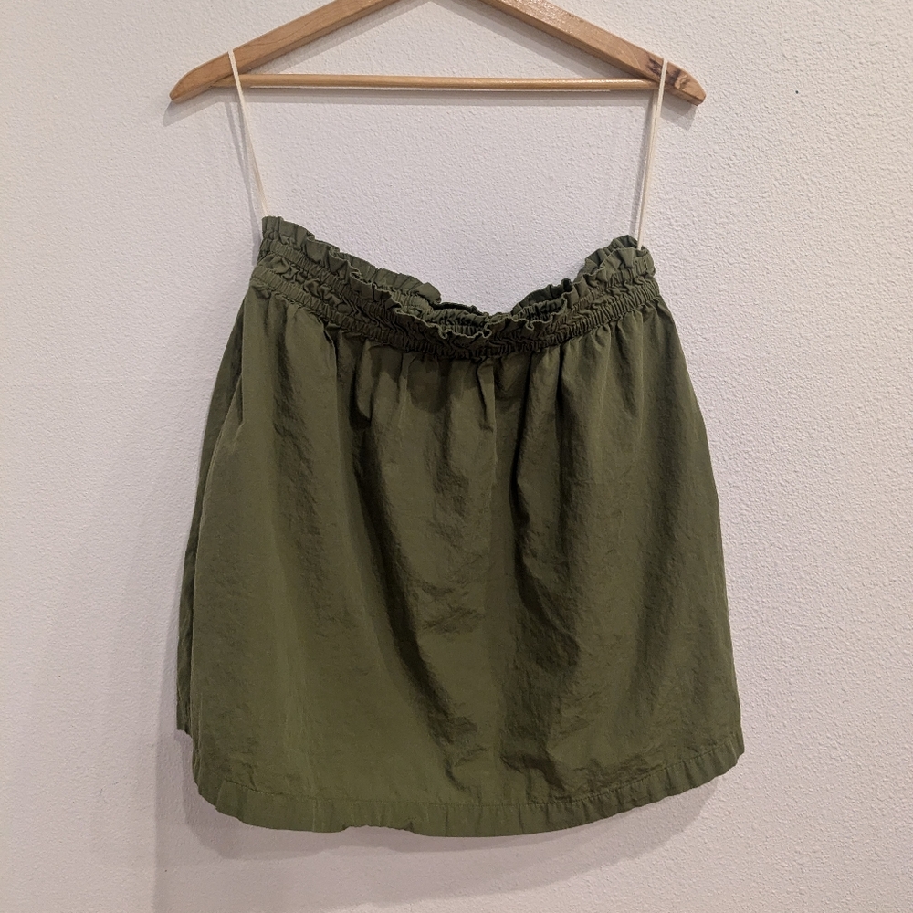 Free People skirt dark green size medium 100% cotton